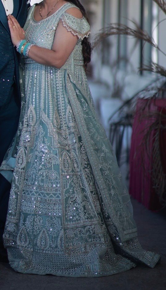 pretty gown good for wedding or festivals